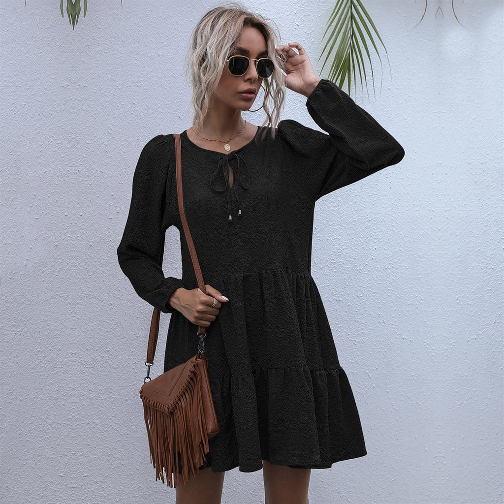 Ruffled Spring Tunic Dress