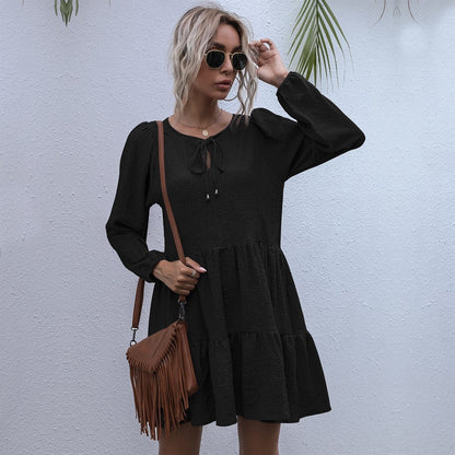 Ruffled Spring Tunic Dress