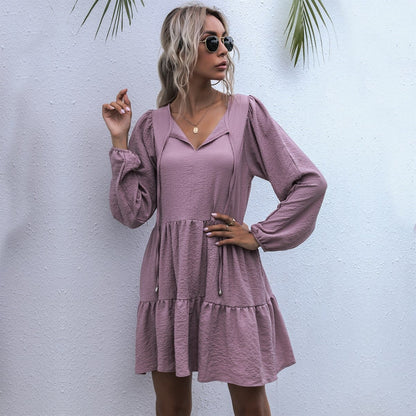 Ruffled Spring Tunic Dress