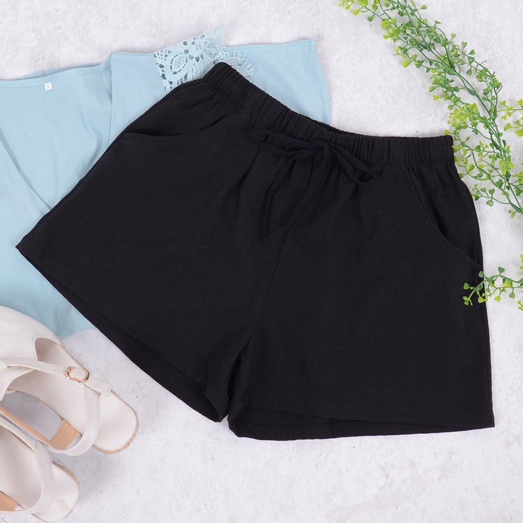 Pantalones cortos texturizados para estar en casa
