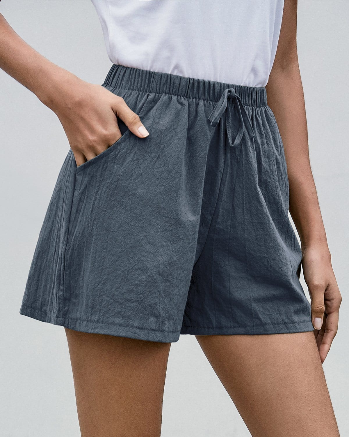 Pantalones cortos texturizados para estar en casa