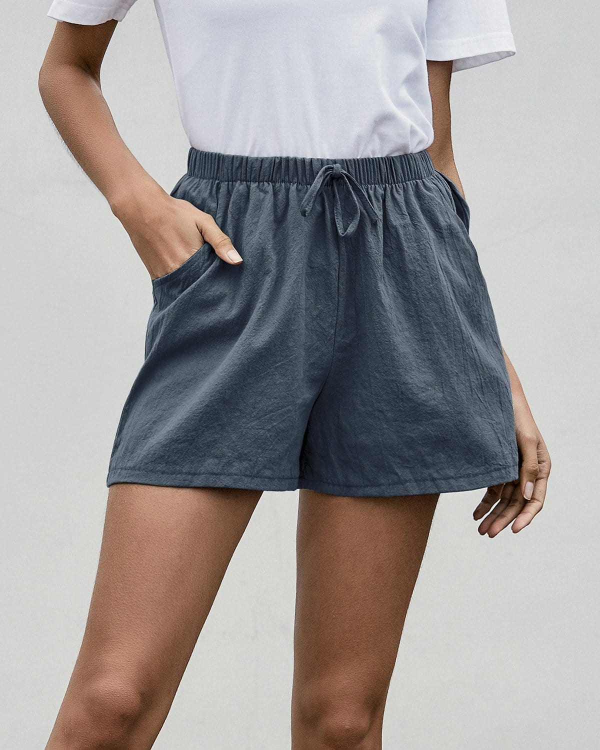 Pantalones cortos texturizados para estar en casa