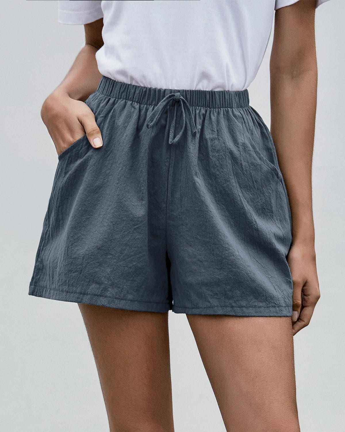 Pantalones cortos texturizados para estar en casa