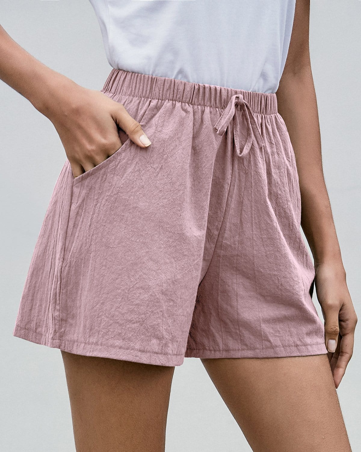 Pantalones cortos texturizados para estar en casa