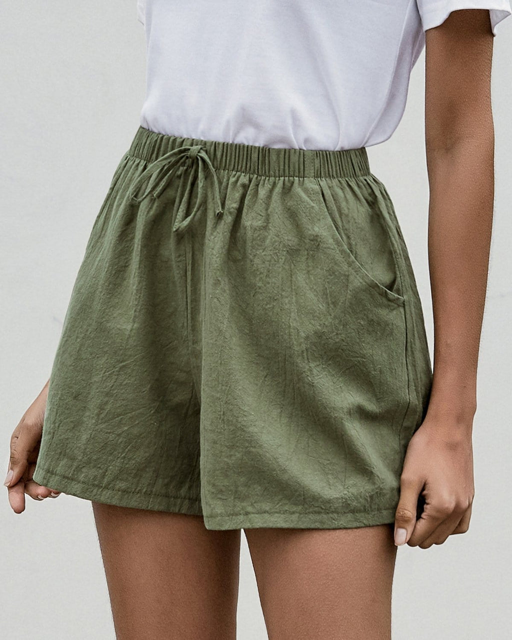 Pantalones cortos texturizados para estar en casa