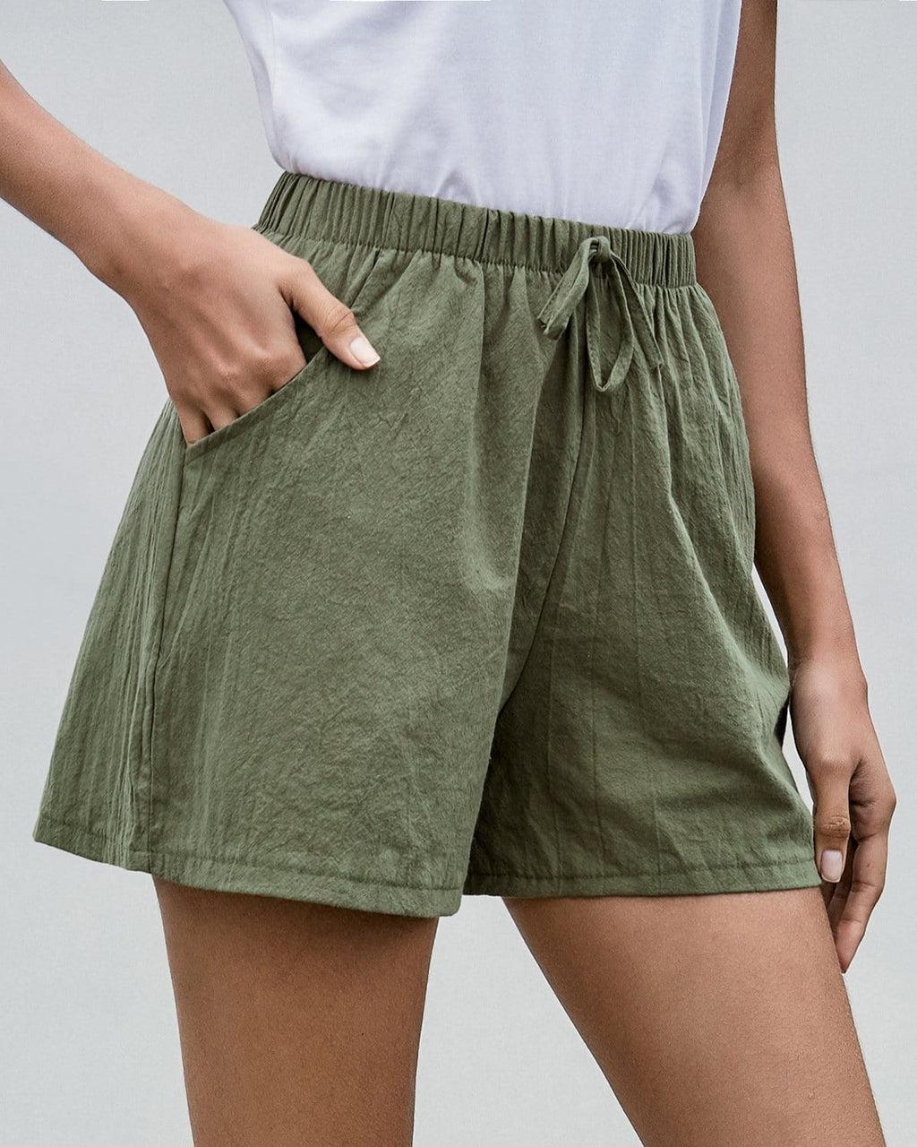 Pantalones cortos texturizados para estar en casa