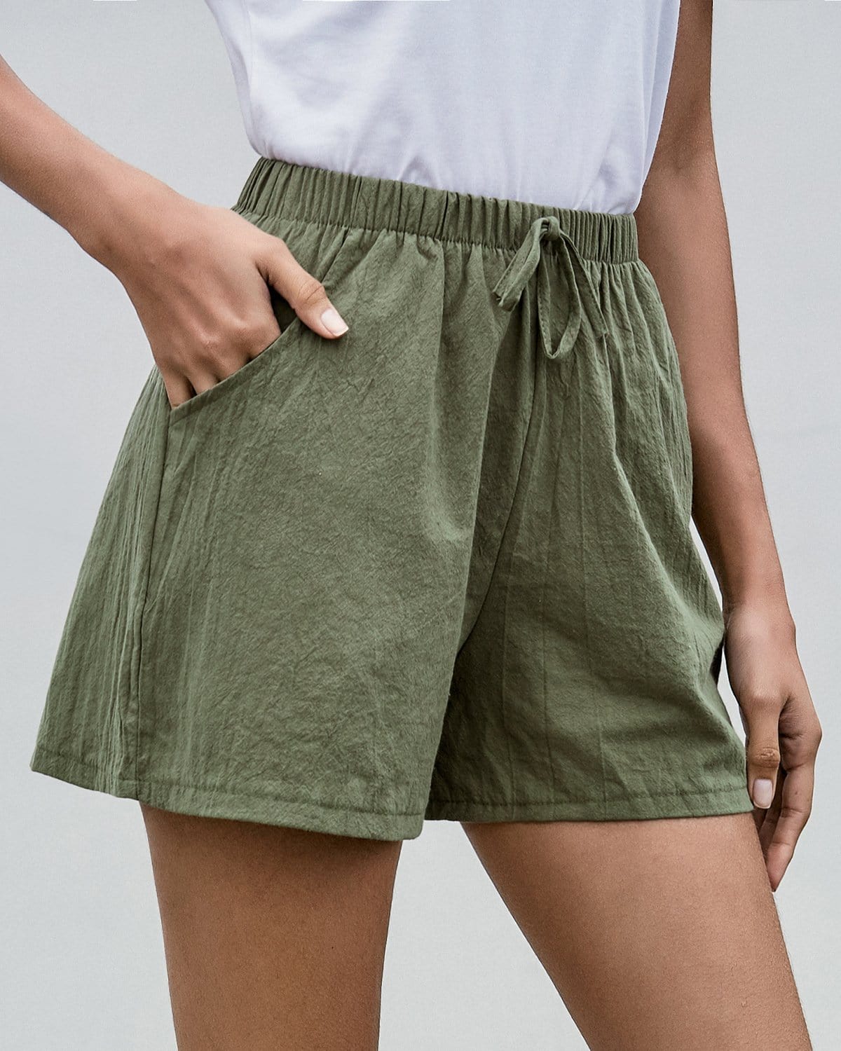 Pantalones cortos texturizados para estar en casa