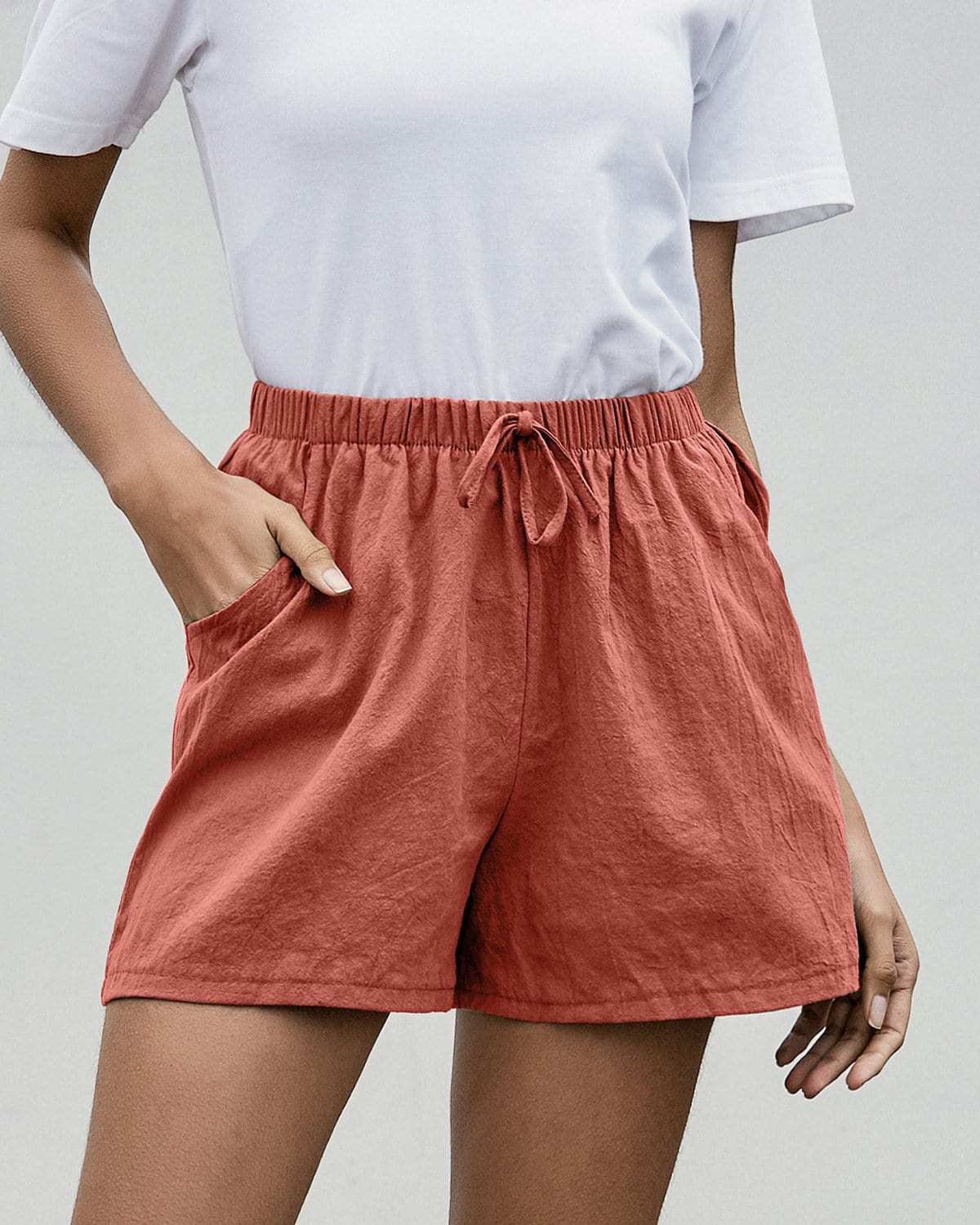 Pantalones cortos texturizados para estar en casa