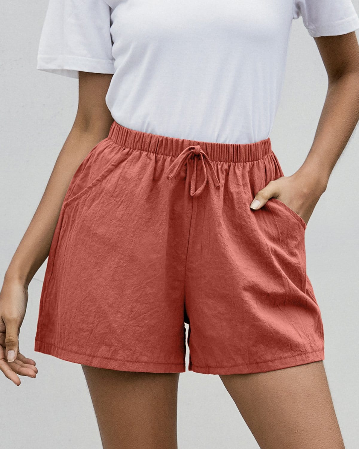 Pantalones cortos texturizados para estar en casa