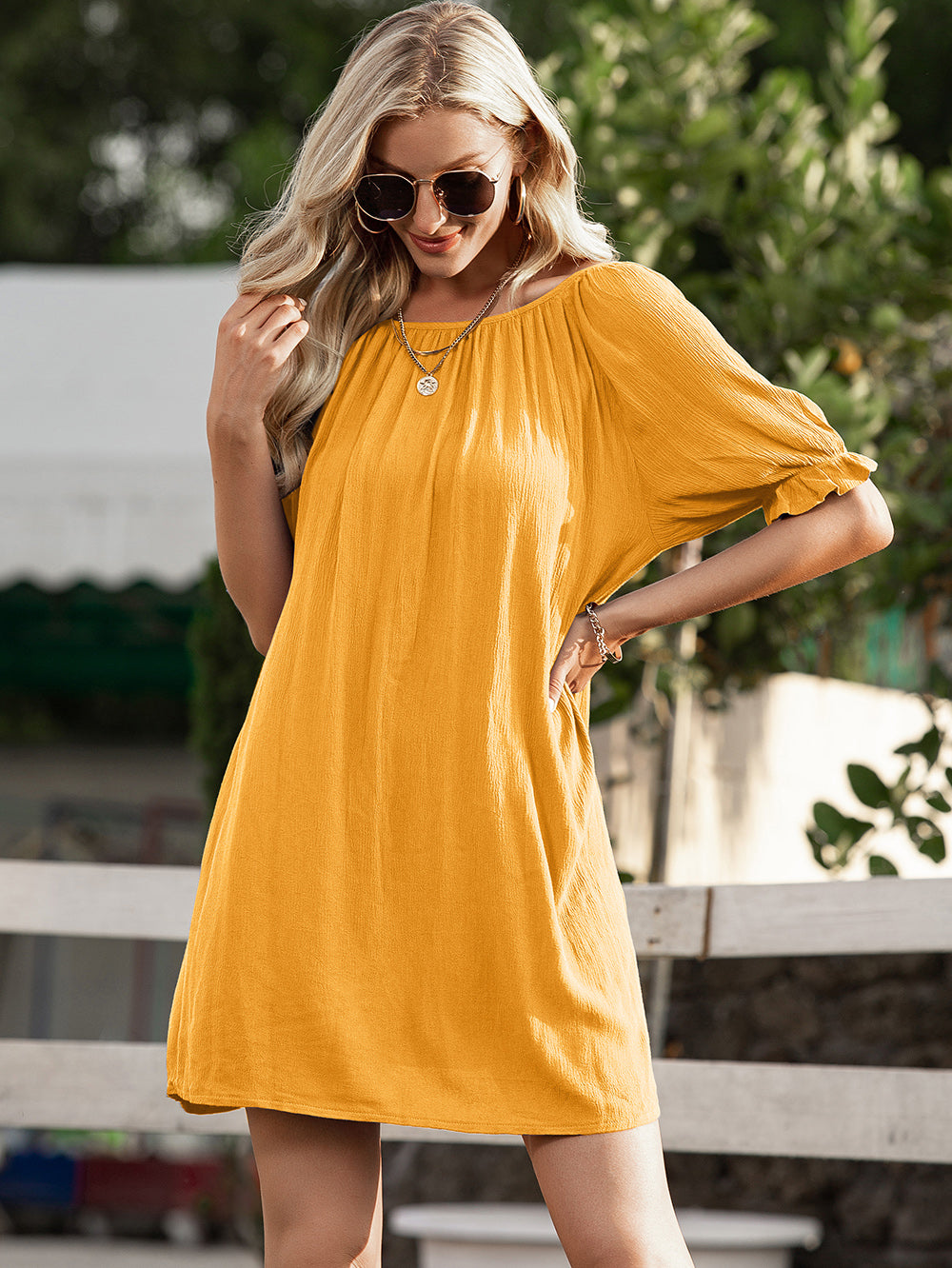 Blusa túnica para llevar en primavera