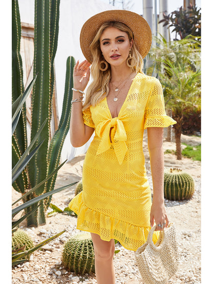 Vestido con volantes para el verano