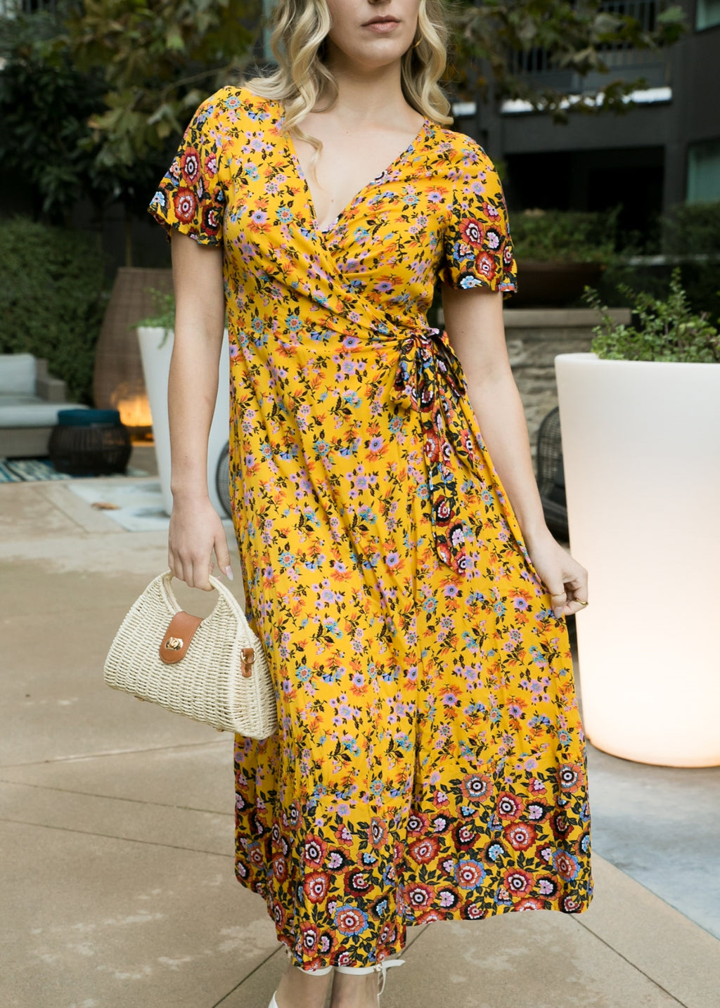 Vestido Boho con Cruz Lateral y Paraíso
