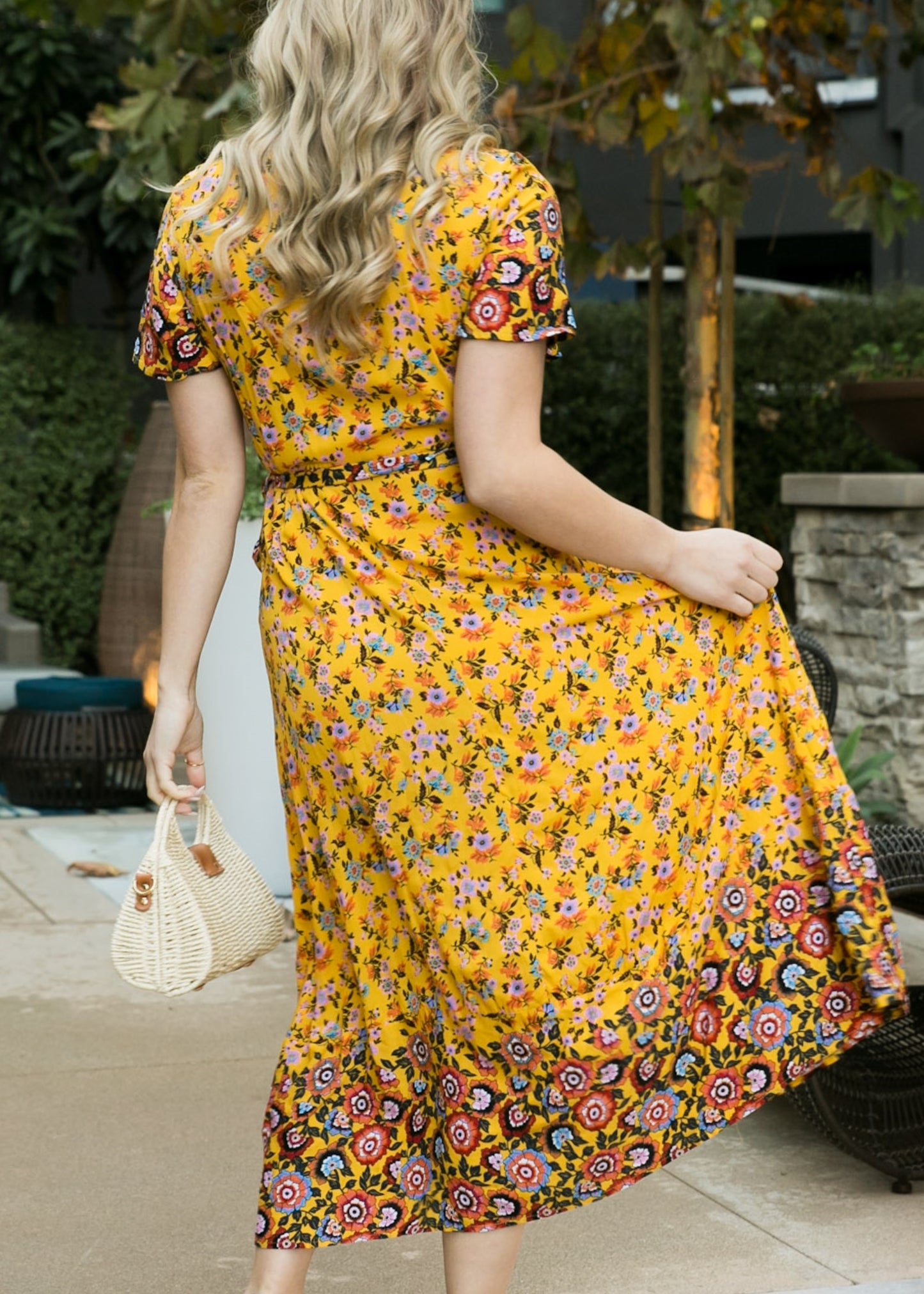 Boho Side Wrap Paradise Dress
