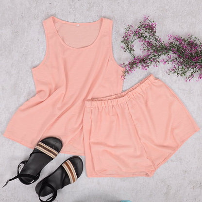Conjunto texturizado de verano para salón