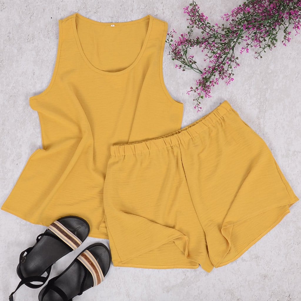 Conjunto texturizado de verano para salón
