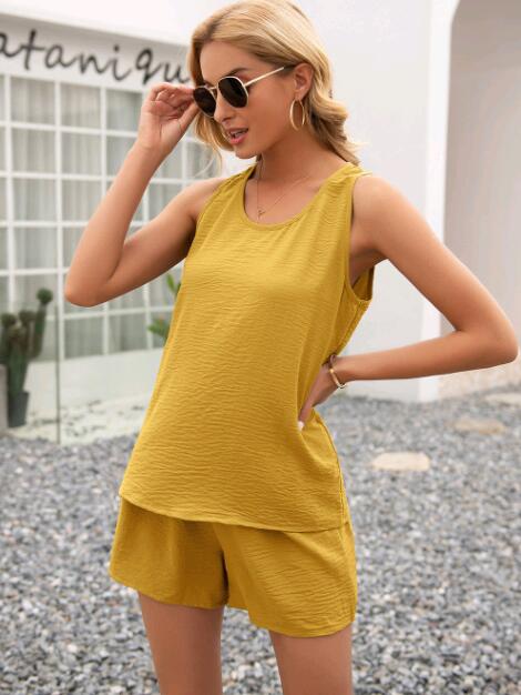 Conjunto texturizado de verano para salón
