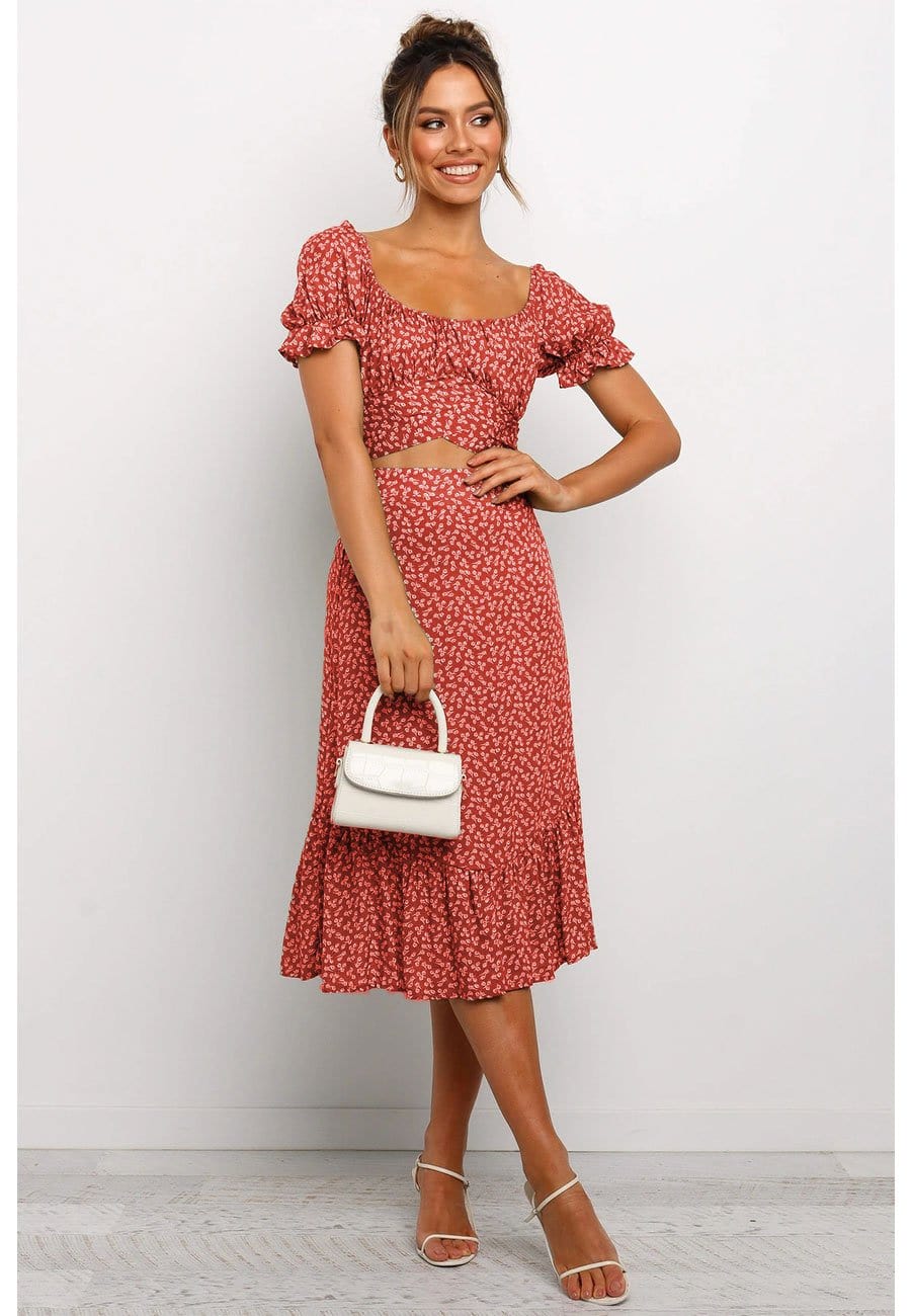 Es un conjunto boho envolvente 
