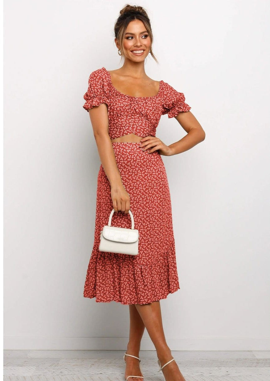Es un conjunto boho envolvente 