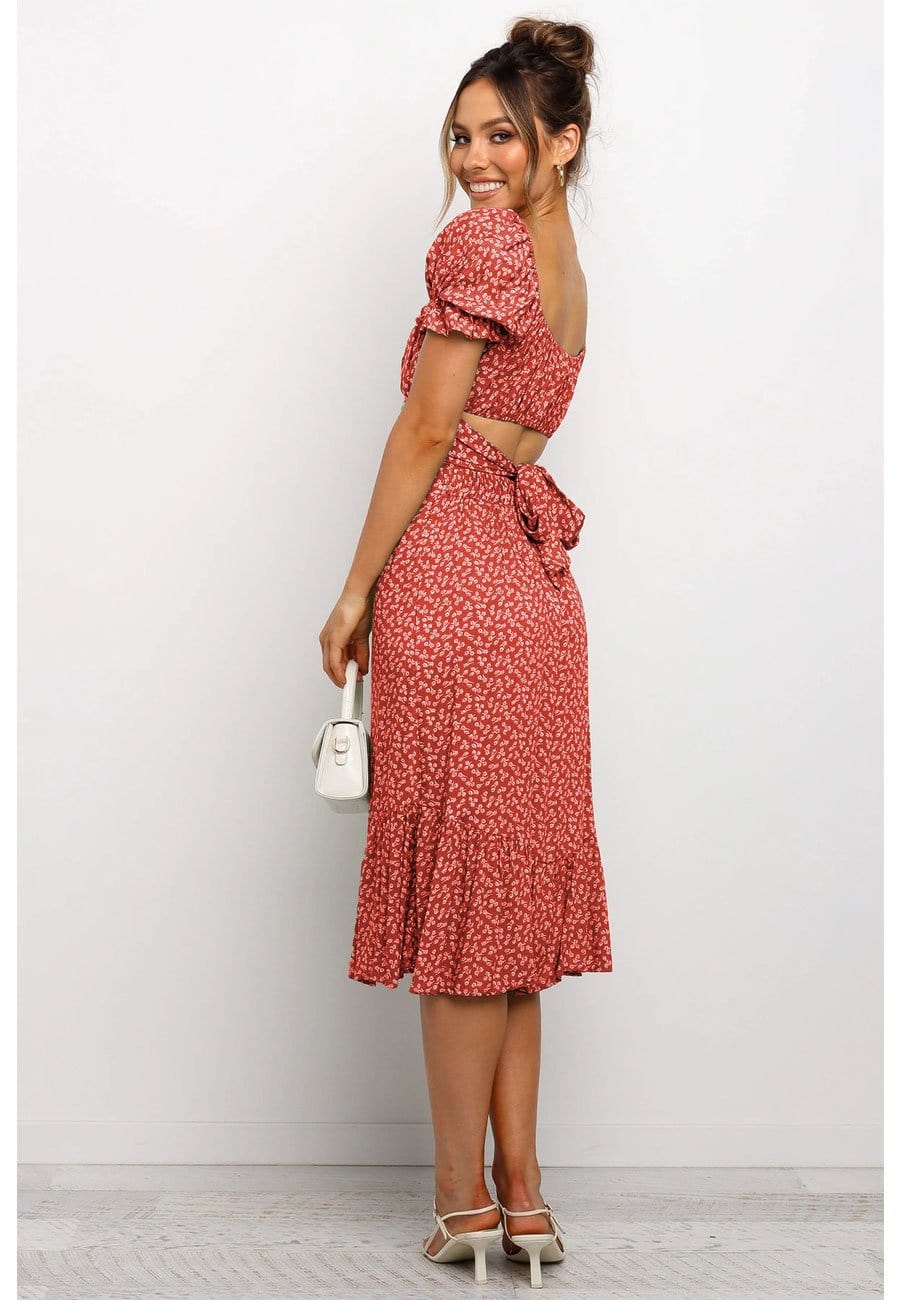 Es un conjunto boho envolvente 