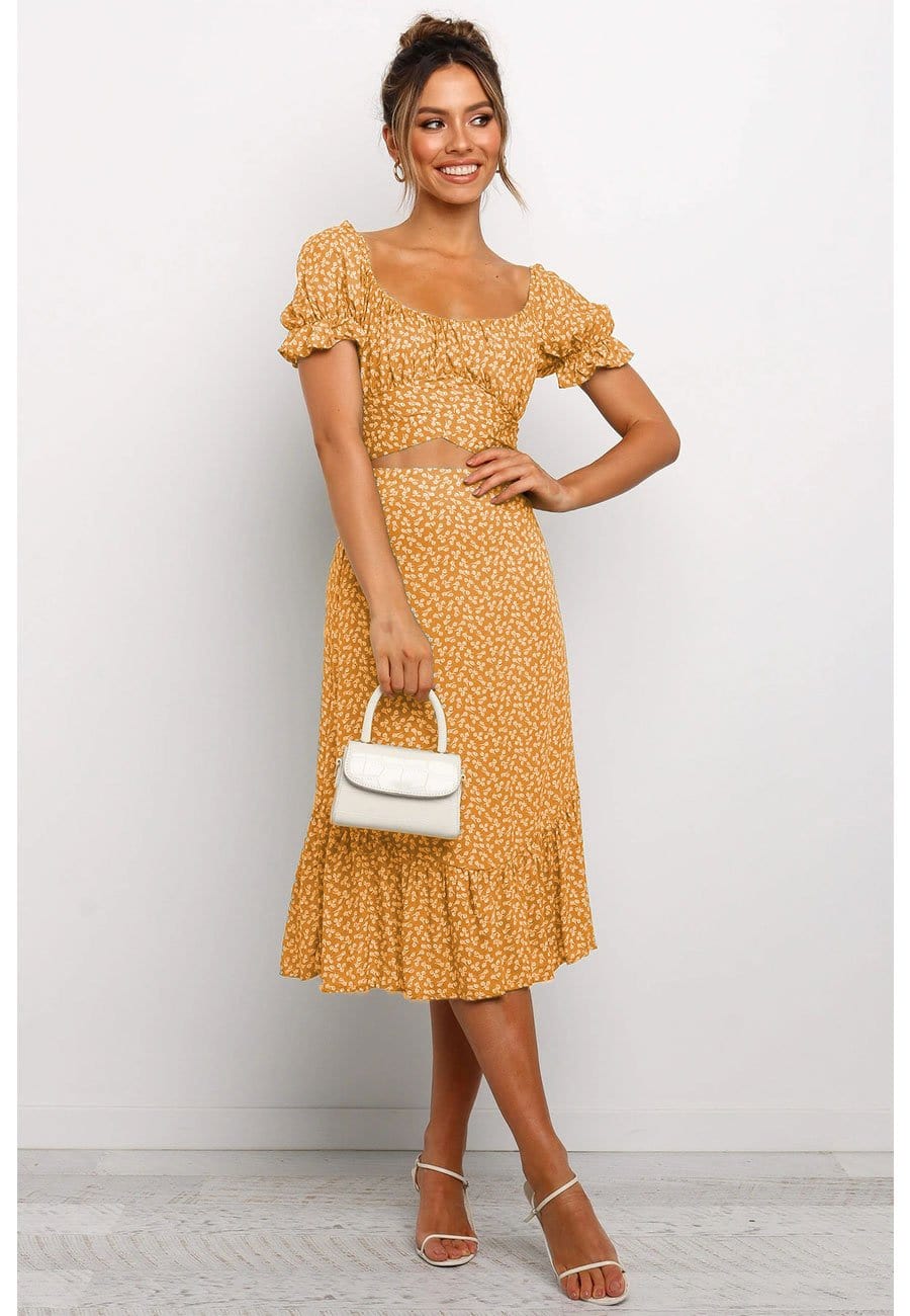 Es un conjunto boho envolvente 