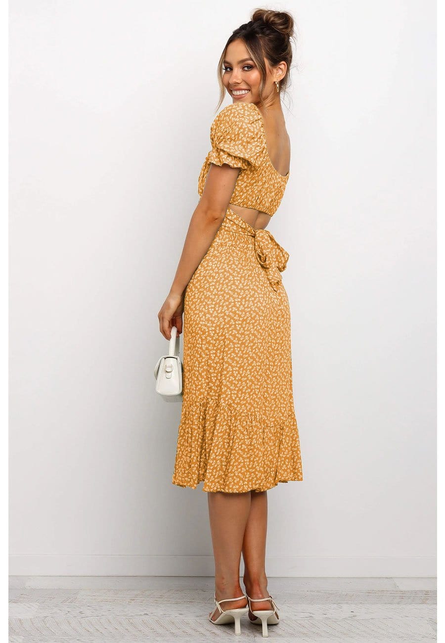Es un conjunto boho envolvente 