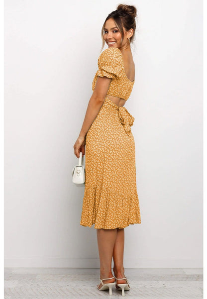 Es un conjunto boho envolvente 