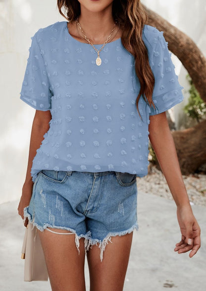 Easy Everyday Clip Dot Blouse