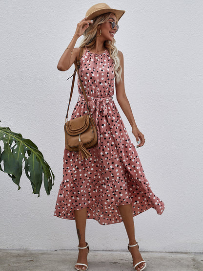 Art Deco Soft Dot Dress