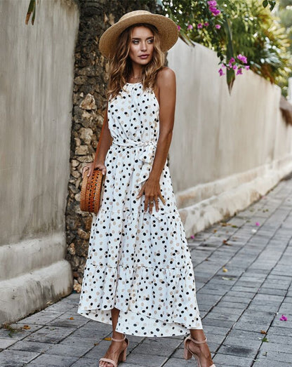 Art Deco Soft Dot Dress