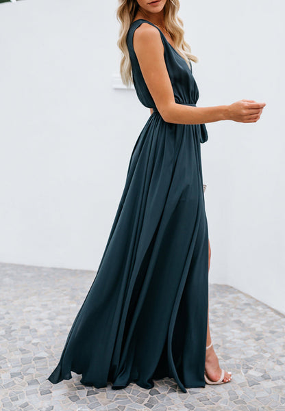 Summer Flow Tie Waist Dress