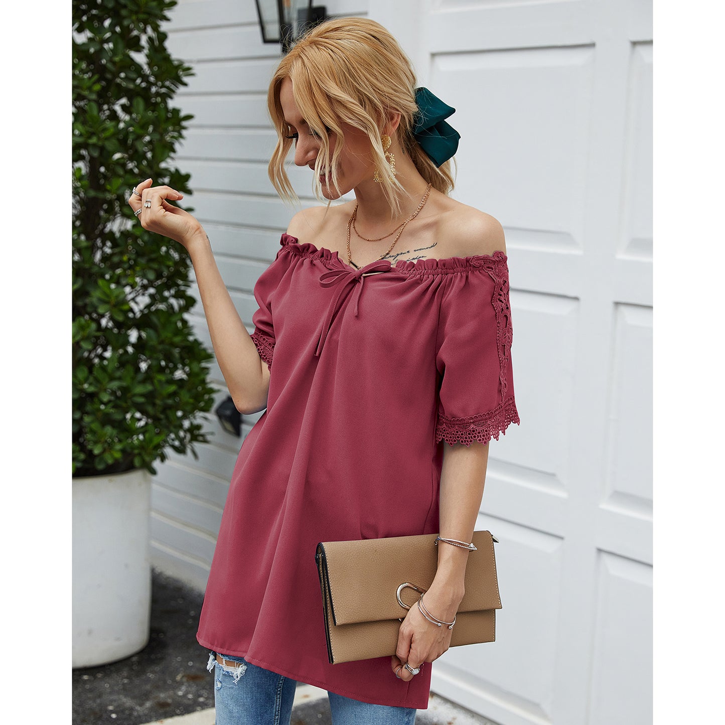 Blusa nada más que encaje