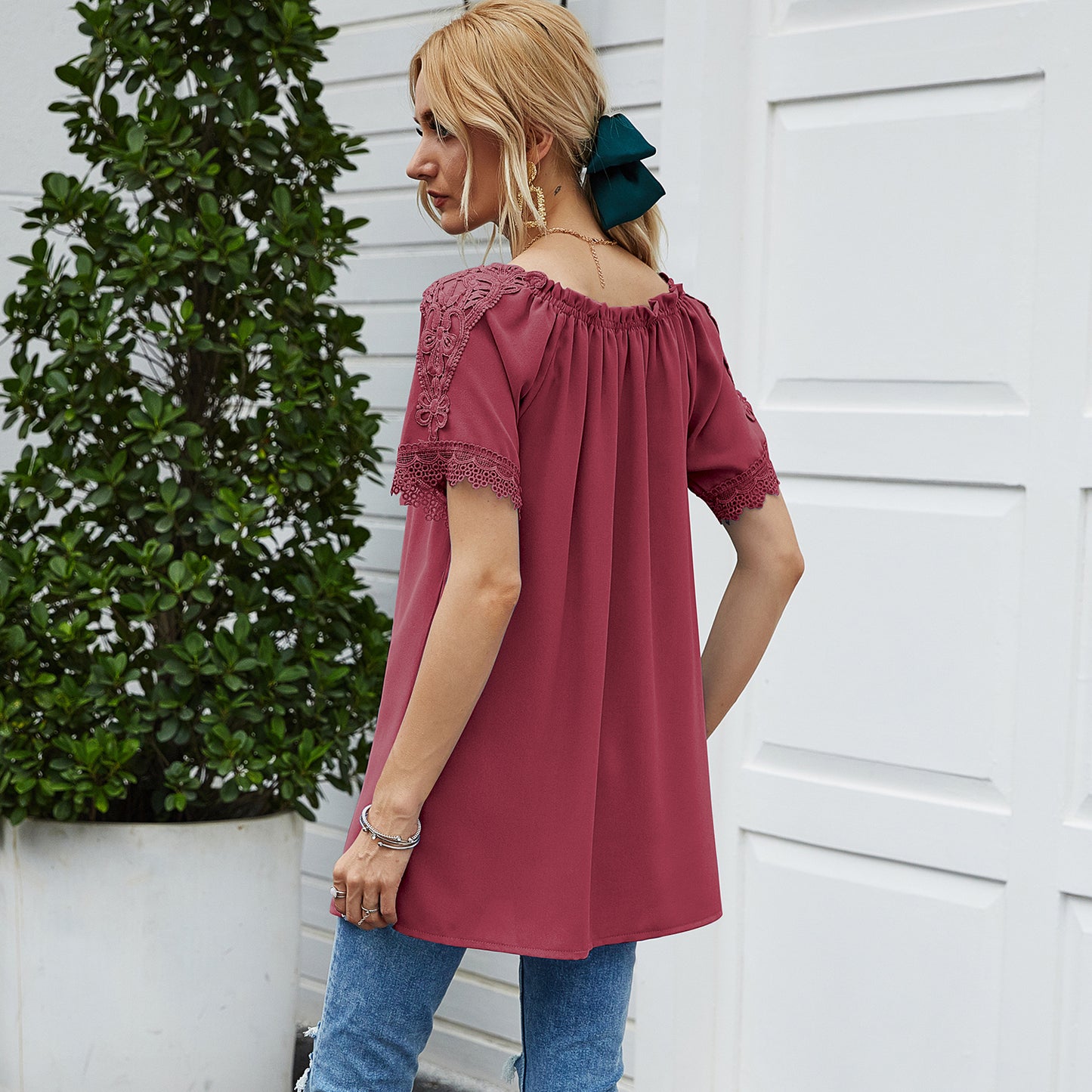 Blusa nada más que encaje