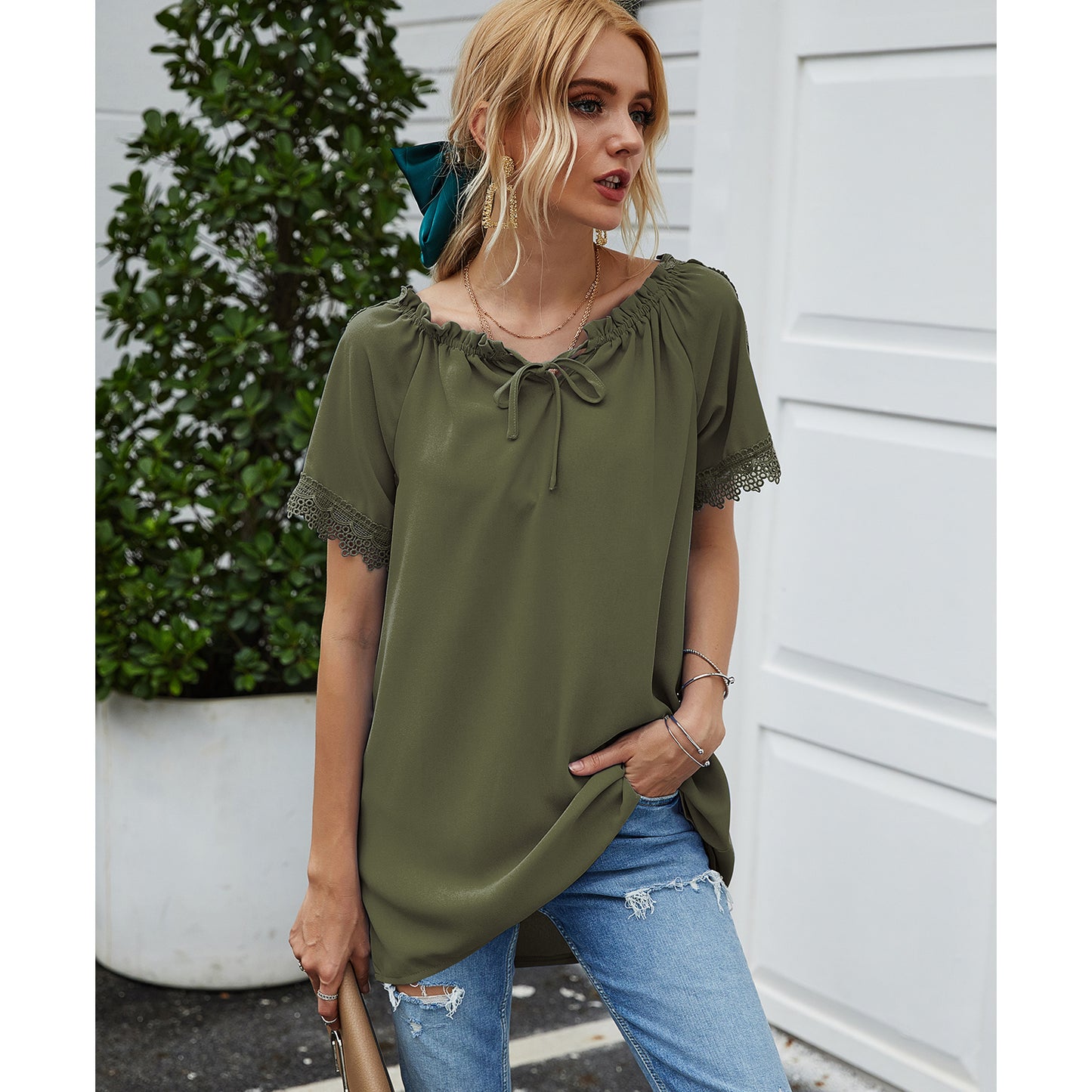 Blusa nada más que encaje