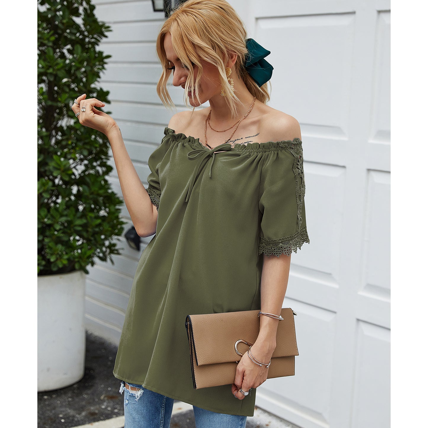 Blusa nada más que encaje