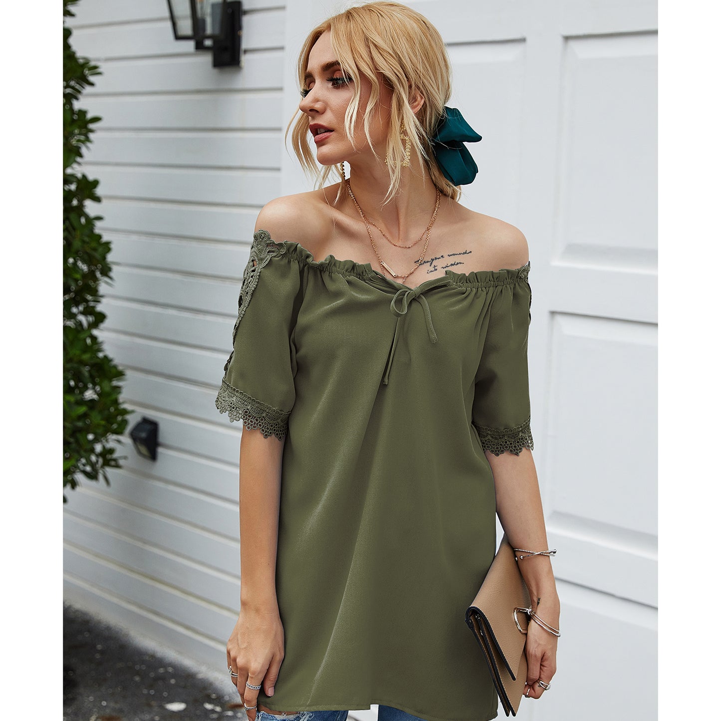 Blusa nada más que encaje