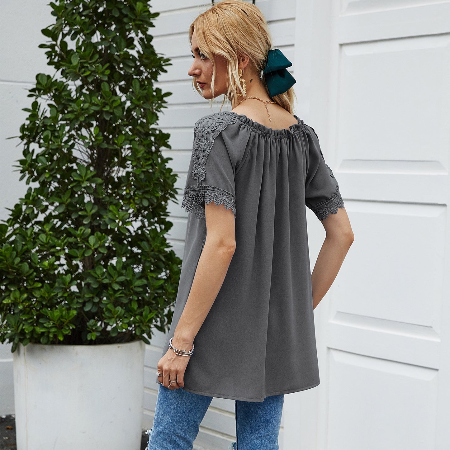 Blusa nada más que encaje