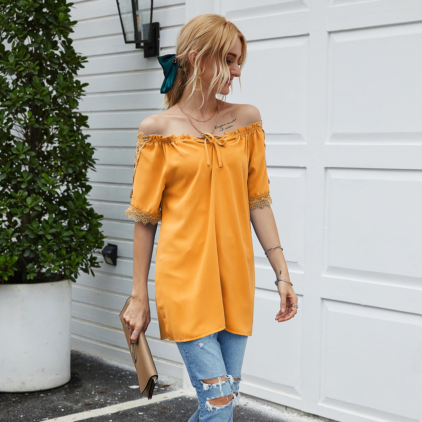 Blusa nada más que encaje