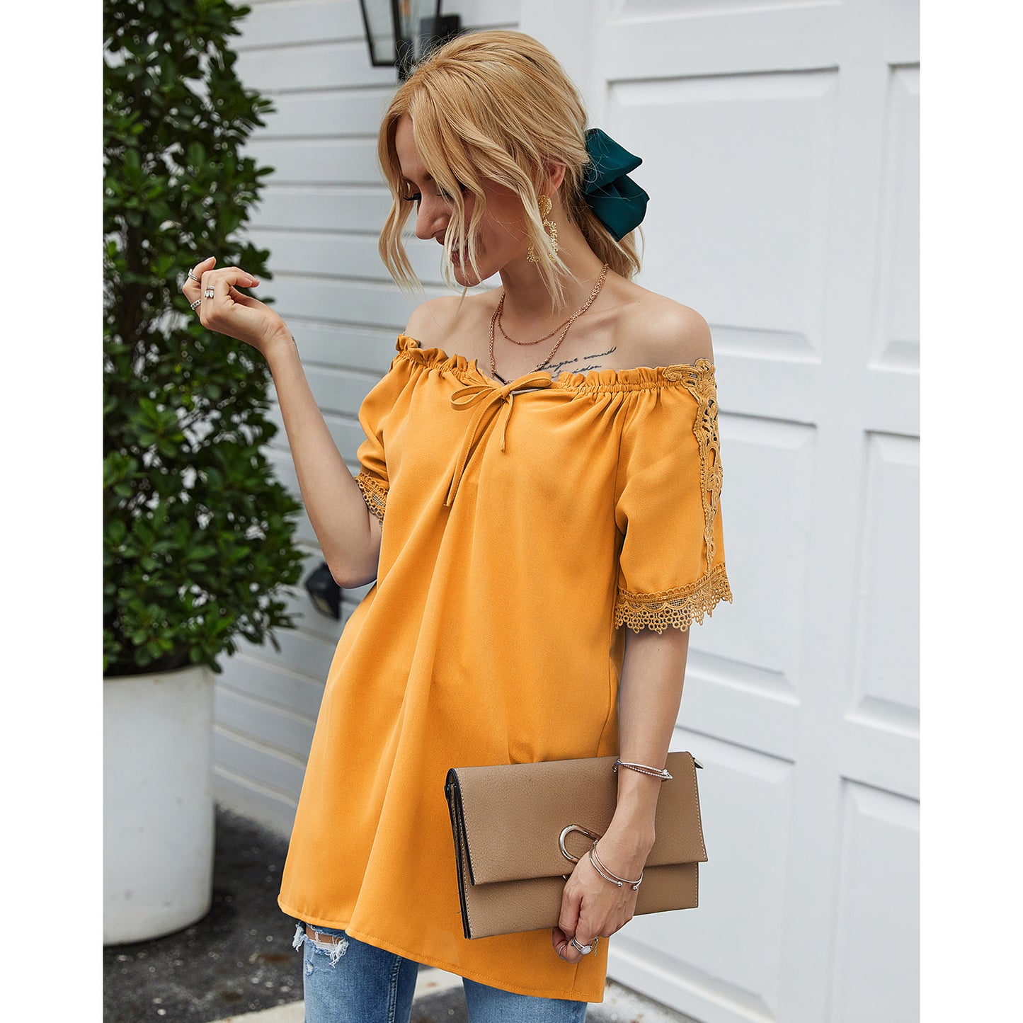 Blusa nada más que encaje