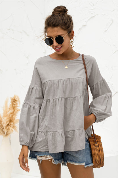 Soft Gathered Blouse