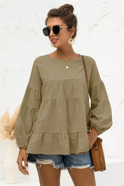 Soft Gathered Blouse