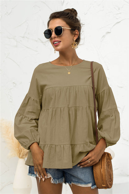 Soft Gathered Blouse