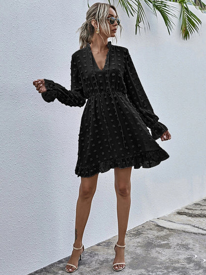 Clip Dot Deluxe Swing Dress