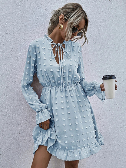 Clip Dot Deluxe Swing Dress