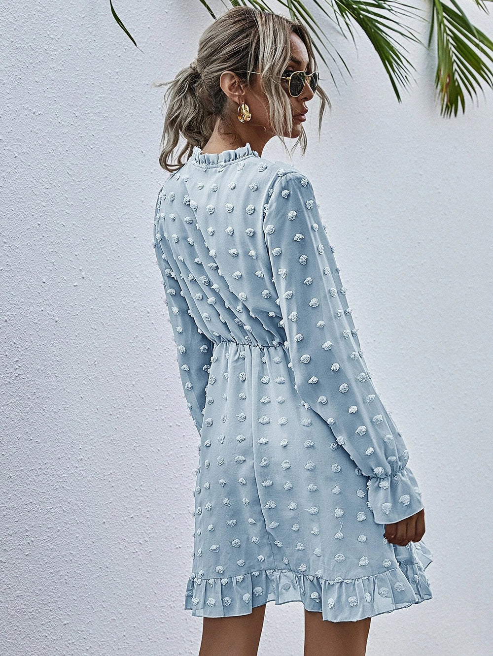 Clip Dot Deluxe Swing Dress