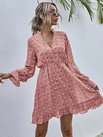 Clip Dot Deluxe Swing Dress