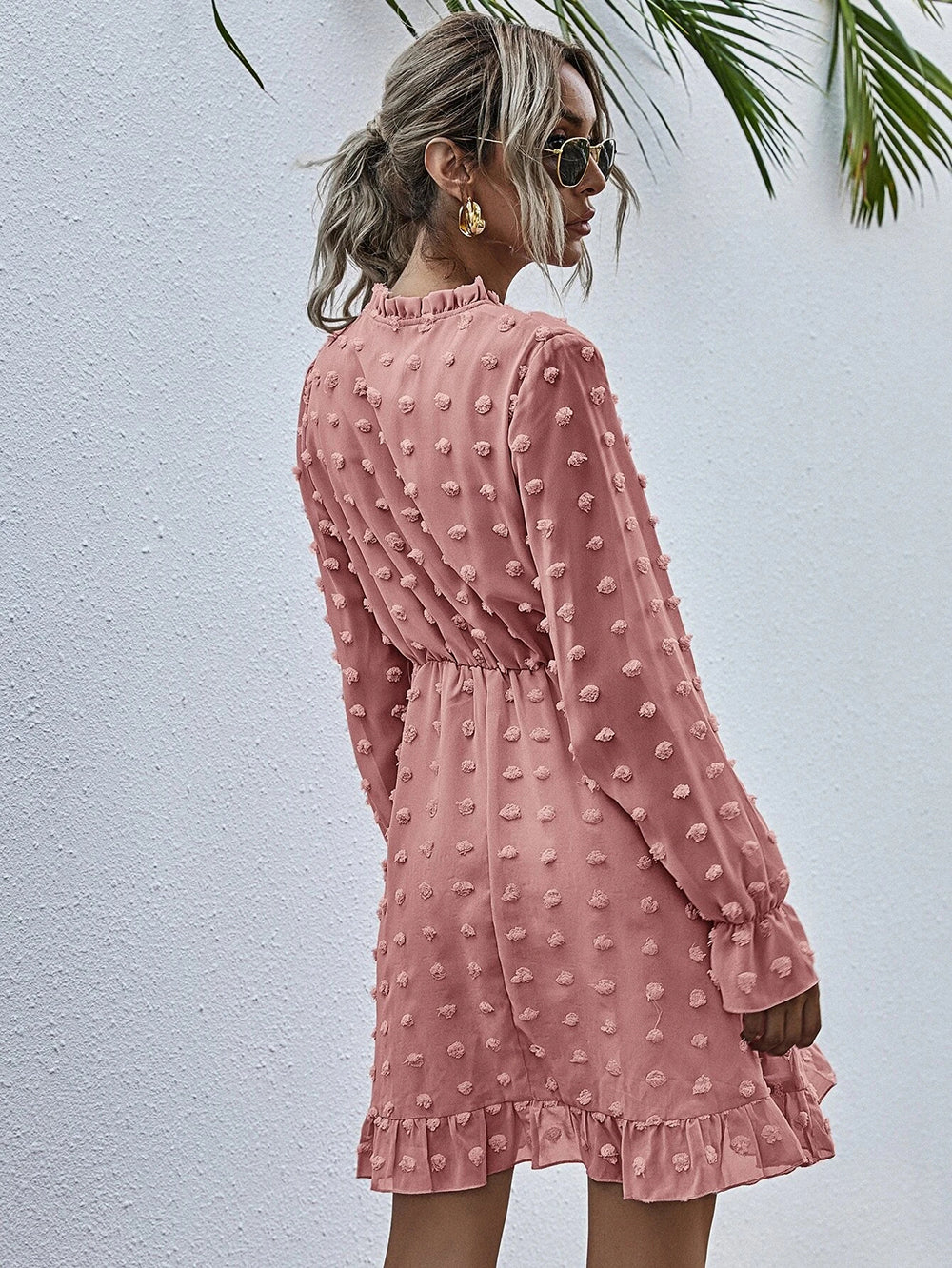 Clip Dot Deluxe Swing Dress
