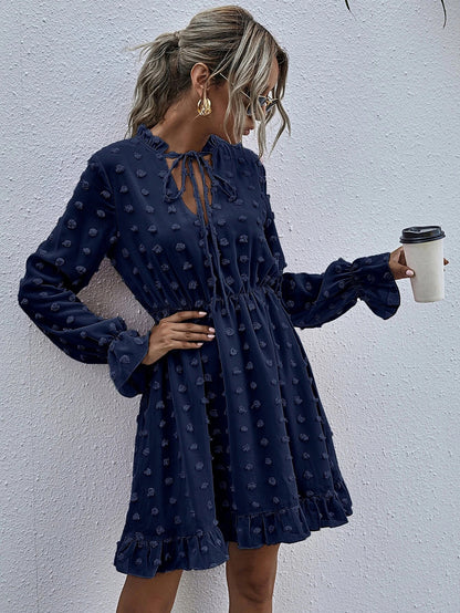 Clip Dot Deluxe Swing Dress