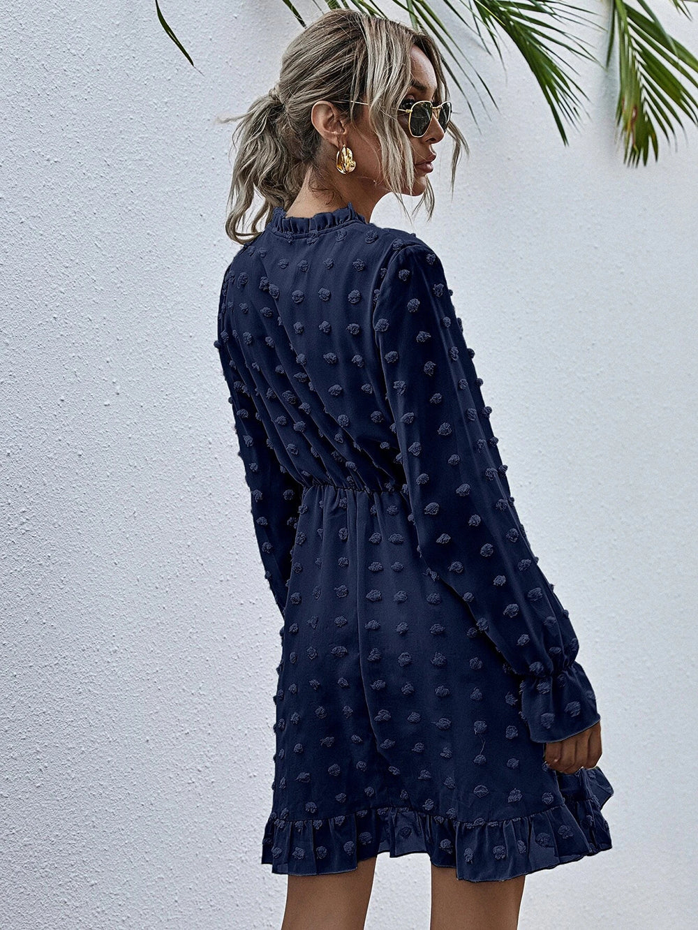 Clip Dot Deluxe Swing Dress