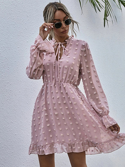 Clip Dot Deluxe Swing Dress