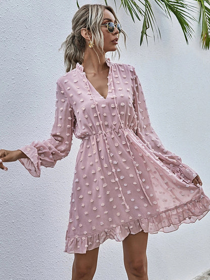 Clip Dot Deluxe Swing Dress